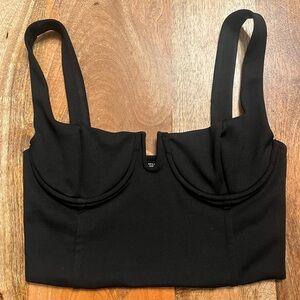 Zara Black Corset Top
